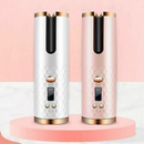 Auto Cordless Rotating Hair Curler Waver Curling Iron Wireless LCD Ceramic - Tavice