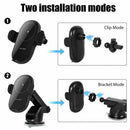 Automatic Clamping Wireless Car Charging Charger Mount Air Vent Phone Holder - Tavice
