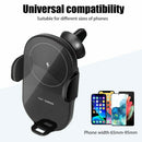Automatic Clamping Wireless Car Charging Charger Mount Air Vent Phone Holder - Tavice