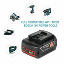 BAT609 Compatible for Bosch BAT618 BAT618G GBA 18V 4.0Ah Lithium Battery 17618-01 BAT609G - Battery Mate