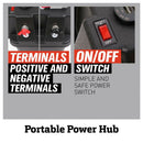 Battery Box 12V Portable Deep Cycle Power Marine Solar USB Camping - Tavice
