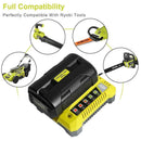 [Battery + Charger Combo] 40V & 36V Replacement Battery + Charger for Ryobi Cordless Power Tools - Tavice
