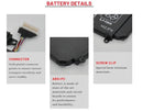 Battery for HP ENVY 15-AE020TX 15-AE015TX 15-ae021TX 807417-005 LP03XL LP03 - Tavice
