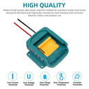 Battery Holder Power Mount Connector Adapter For makita 18V Dock with Wires Kit - Tavice