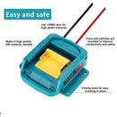 Battery Holder Power Mount Connector Adapter For makita 18V Dock with Wires Kit - Tavice