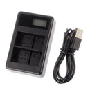 Battery Replacement + LCD Charger for Nikon EN-EL15 D7000 D7100 D800 D800E D600 Camera - Tavice