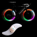 Bike Bicycle Cycling Spoke Wire Tire Tyre Wheel LED Flash Light Lamp 3 Modes AU - Tavice