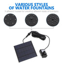 Bird Bath Submersible Solar Fountain Pump Water Panel Power Pool Garden Pond Kit - Tavice
