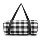 Black | Large Picnic Blanket Premium Cashmere Rug Waterproof Mat Outdoor - Tavice