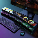 Bluetooth Wireless Speaker Soundbar Computer Multimedia Audio Speaker with Subwoofer - Tavice