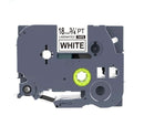 Brother TZe-241 Compatible 18mm Black Text on White Laminated Tape - 8 meters - Tavice