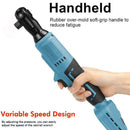 Brushless Cordless 1/2'' 130Nm Ratchet Wrench Right Angle For Makita 18V Battery - Tavice