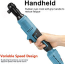 Brushless Cordless 1/2'' 130Nm Ratchet Wrench Right Angle For Makita 18V Battery - Tavice