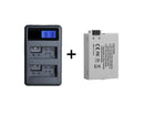 Canon Compatible LP-E8 Battery Replacement + LCD Dual Charger - Tavice