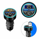 Car Bluetooth FM Transmitter Radio Adapter with Dual USB Charger for Phone Pad - Tavice