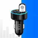 Car Bluetooth FM Transmitter Radio Adapter with Dual USB Charger for Phone Pad - Tavice