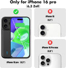 Case for iPhone 17 Pro Max with Built - in 5000mAh Battery & Foldable Stand – Slim and Durable Charging Case - Tavice