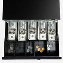 Cash Drawer Register POS 5 Bills + 5 Coins Tray | Electronic & Manual | Heavy Duty - Tavice