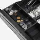 Cash Drawer Register POS 5 Bills + 5 Coins Tray | Electronic & Manual | Heavy Duty - Tavice