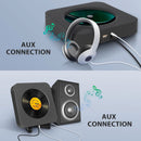 CD Player with FM Radio, Bluetooth CD Player with USB/AUX Port, Adjustable Rack, Remote, Black Home Audio Music Player Personal CD Players - Tavice
