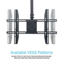 Ceiling Wall Mount TV Bracket 30- 65" with Tilt Feature & 180 Rotate For Samsung LG Sony - Tavice