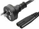 Classic Game Console Power Cable – 2 - Pin Figure 8 for PlayStation, Xbox, Sega Systems - Battery Mate