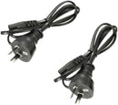 Classic Game Console Power Cable – 2 - Pin Figure 8 for PlayStation, Xbox, Sega Systems - Tavice
