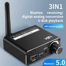 Coaxial Fiber Optic Bluetooth 5.0 Receiver Digital to Analog Audio Converter - Tavice