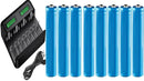 [Combo] 8 Pack 18650 3.7v Rechargeable Batteries + Charger | Lithium Li Ion 3600mah - Tavice