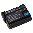 [Combo Pack] 2x EN - EL15 2550mAh Rechargeable Batteries with LCD Dual USB Charger | Replacement for Nikon D7000, D7100, D7200, D750, D800, D810, D600, D610 (2 Batteries + Charger) - Tavice
