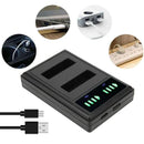 [Combo Pack] 2x EN - EL23 2800mAh Rechargeable Batteries with Smart LCD USB Charger | Replacement for Nikon Coolpix B700, P900, P610, P600, S810C (2 Batteries + Charger) - Battery Mate