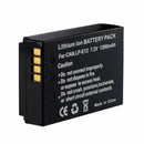 [Combo Pack] 2x LP - E12 1200mAh Rechargeable Batteries with Dual USB Charger | Replacement for Canon EOS M, M2, M10, M50, M100, 100D Rebel SL1 (2 Batteries + Charger) - Battery Mate