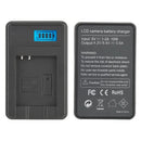 [Combo Pack] 2x NB - 6L 1600mAh Rechargeable Batteries with Dual USB Charger | Replacement for Canon PowerShot SX530, SX540, SX610, SX710, S90, S95, D10, D20 (2 Batteries + Charger) - Tavice