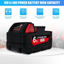Compatible 18V 6.0Ah Lithium XC Battery For Milwaukee M18 48-11-1840 48-11-1860 Extended - Tavice