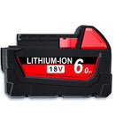 Compatible 18V 6.0Ah Lithium XC Battery For Milwaukee M18 48-11-1840 48-11-1860 Extended - Tavice