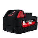 4x M18 Milwaukee Compatible 18V 6.0Ah + Milwaukee Compatible Charger Combo