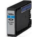 Compatible Canon PGI-1600XL Cyan High Yield Ink Cartridge - 1,200 pages - Tavice
