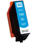 Compatible Epson 302XL (C13T01X192) Cyan High Yield Inkjet Cartridge - Tavice