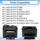 Compatible HP 78A CE278A Black Toner Cartridge - Yields 2,100 Pages | 2 Pack - Tavice