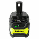Compatible Lithium Battery 18V 6AH For Ryobi One+ Plus P108 RB18L50 P104 P780 RB18L40 - Battery Mate