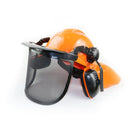 Complete Safety Helmet Visor Ear Muffs Neck Flap Chainsaw Brush Cutter Lawn Mower - Tavice