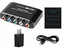 Component Video & L/R RCA Stereo Audio to HDMI Converter Adapter for DVD Xbox PS - Tavice