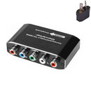 Component Video & L/R RCA Stereo Audio to HDMI Converter Adapter for DVD Xbox PS - Tavice