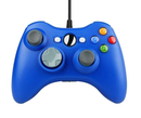 Controller For Microsoft Xbox 360 Console & Windows PC Compute Joystick Wired | Blue - Tavice