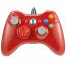 Controller For Microsoft Xbox 360 Console & Windows PC Compute Joystick Wired | Red - Tavice