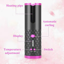 Cordless Automatic Hair Curler [Pink] - Tavice