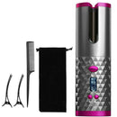 Cordless Automatic Hair Curler [Pink] - Tavice