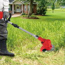 Cordless Grass Trimmer Lawn Grass Brush Cutter Blade Whipper Snipper & 2 Battery - Tavice