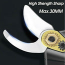 Cordless Rechargeable Electric Pruning Shears Secateur Branch Cutter + 2 Batteries - Tavice