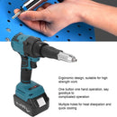 Cordless Rivet Gun 360W Heavy Duty Electric Rivet Gun Brushless Kit with Wrench for 0.1-0.2in Rivets & 18V Lithium Ion Battery - Tavice